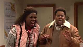 Leslie Jones was actually holding back vomit in this week's <i>SNL</i>